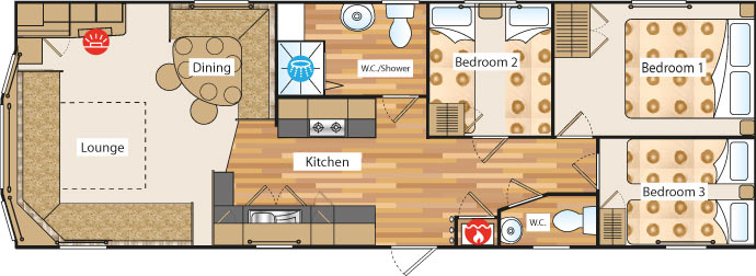 caravan layout